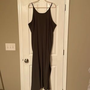 Athleta Maxi Dress in Deep Olive